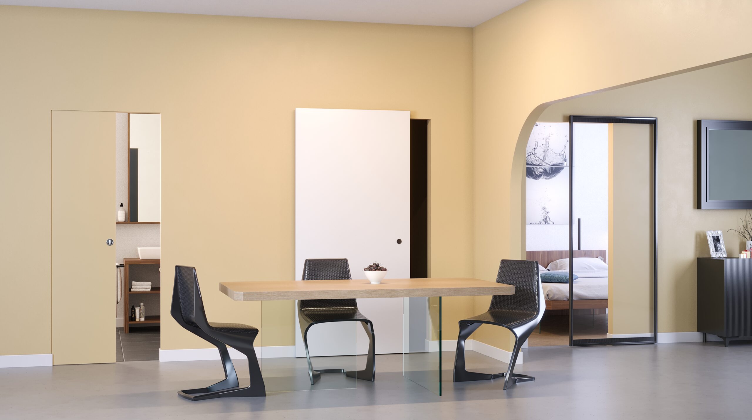FIP Porte Interior Doors in a Room Setting