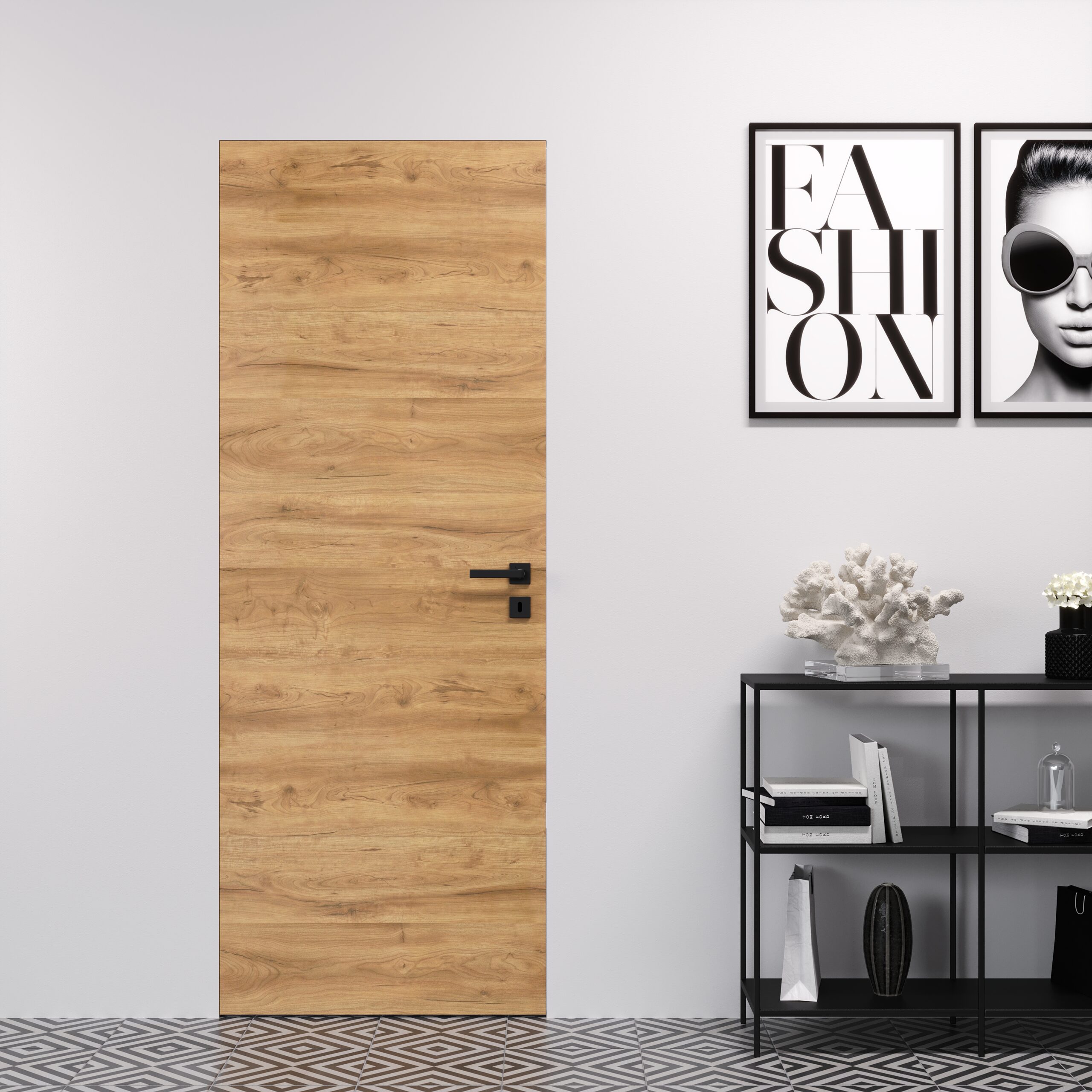filomuro door with honey elm finish, FIP Porte