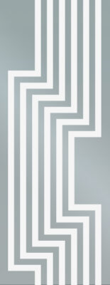 Disegno BRIDGE per vetro, FIP Porte