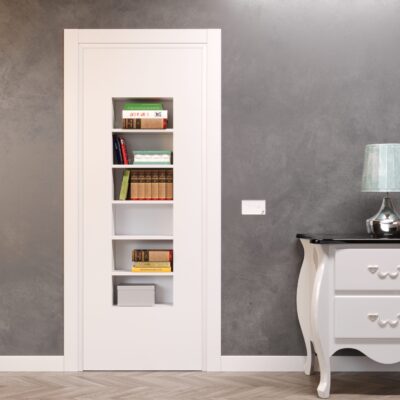 Porta salvaspazio FIP Porte modello Libreria, chiusa