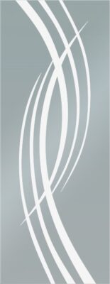 Disegno GRAFFIO per vetro, FIP Porte
