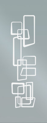 Disegno MONDRIAN per vetro, FIP Porte