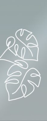 Disegno PALME 2 per vetro, FIP Porte