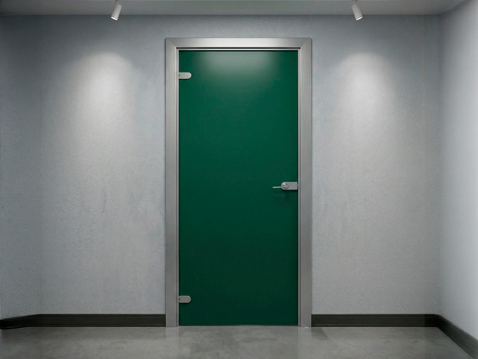 Porta in HPL con telaio in alluminio FIP
