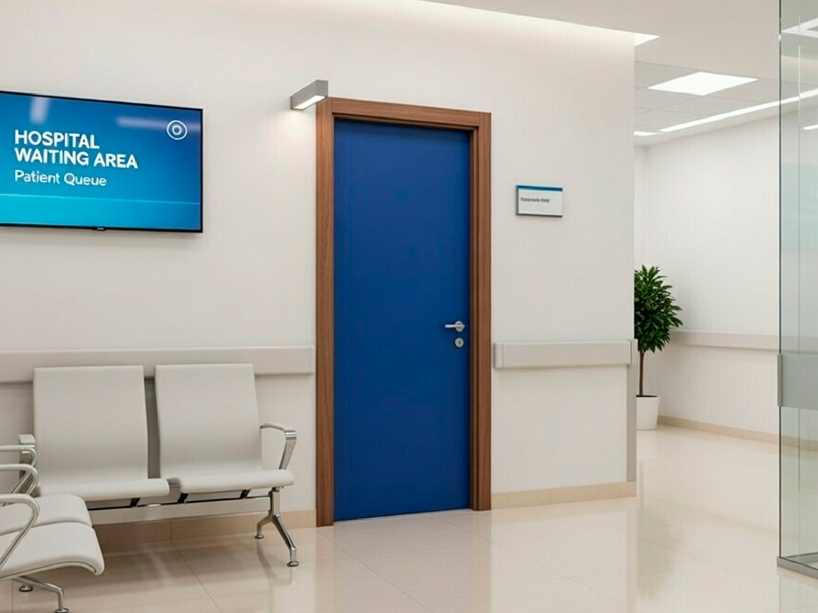 Plastic laminate door with frame wood FIP