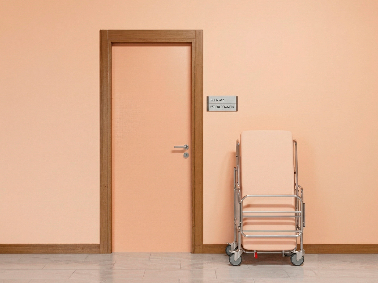 Plastic laminate doors with frame wood 02