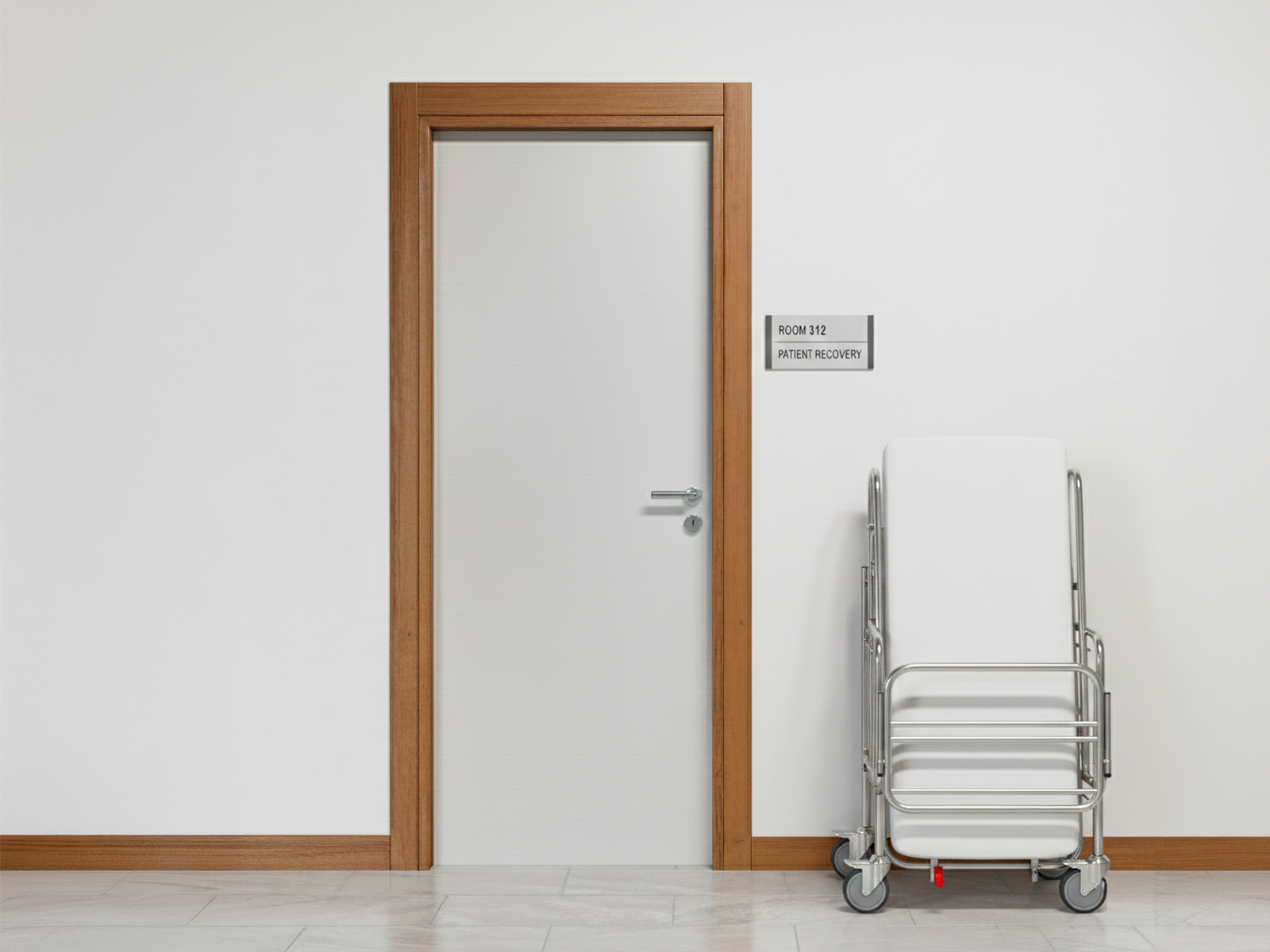 Plastic laminate doors with frame wood 04