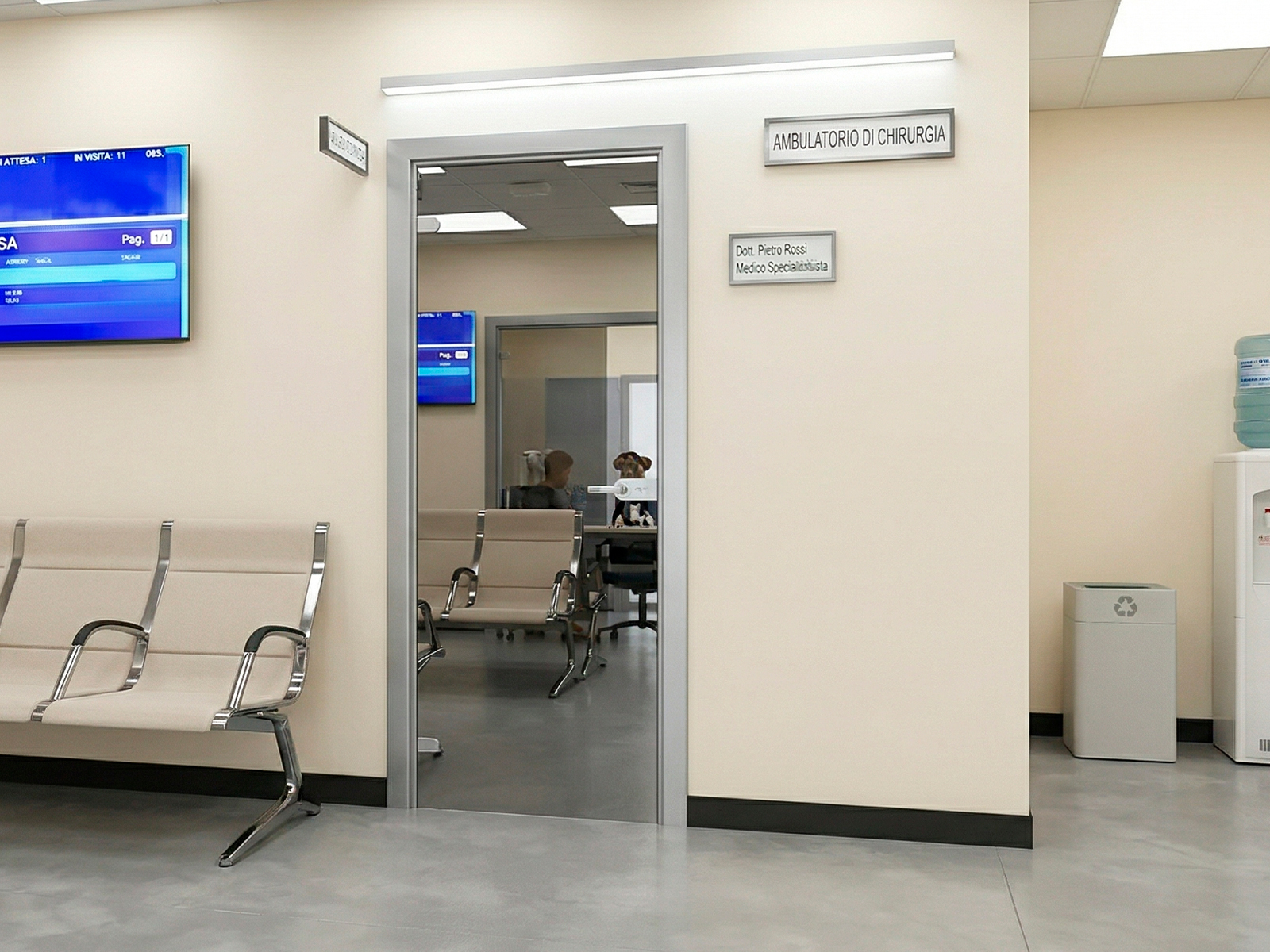 Glass doors with frame aluminum 02