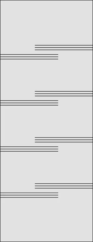 "Horizontal" design from the Parigi collection, FIP Porte
