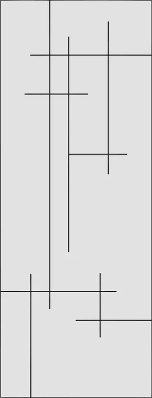 "Lines" design from the Parigi collection, FIP Porte