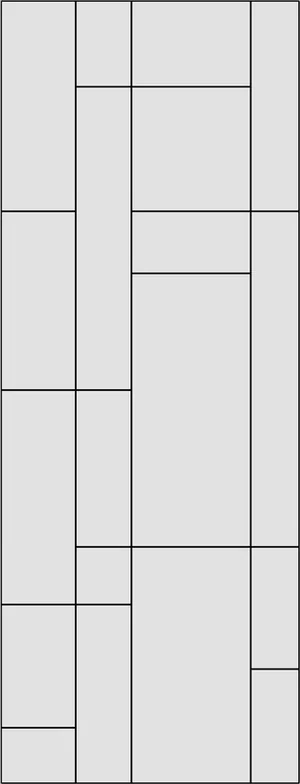 Mondrian design from the Parigi collection, FIP Porte