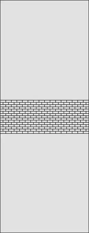"Rectangles" design from the Parigi collection, FIP Porte
