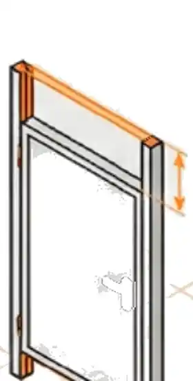Lavorazione: senza traverso, ribassata e sollevata, porte tecniche FIP Porte