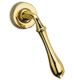 Maniglia Carina, articolo 161CAOR, finitura Ottone Lucido — FIP Porte