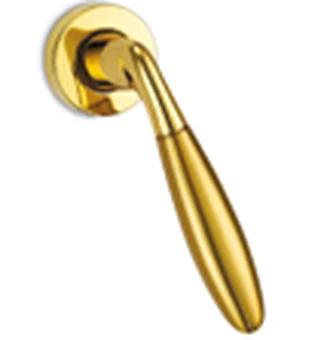 Maniglia Drop, articolo 161DPOR, finitura Ottone Lucido — FIP Porte