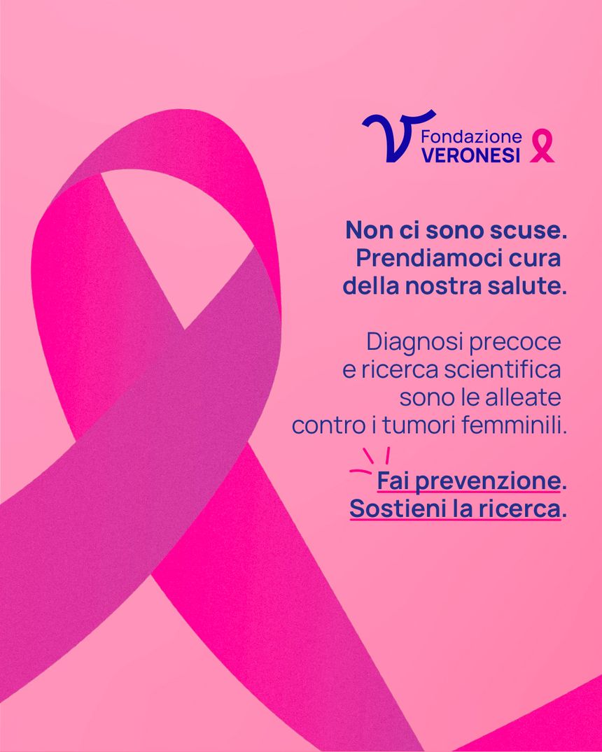 Non ci sono scuse: fai prevenzione, sostieni la ricerca
